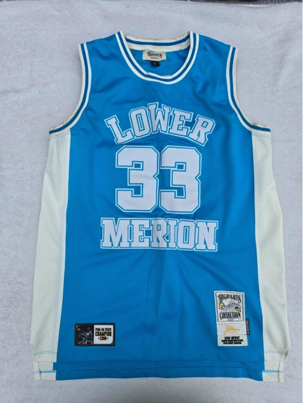 Kobe Bryant Lower Merion #33 High School Basketball Jersey Size L